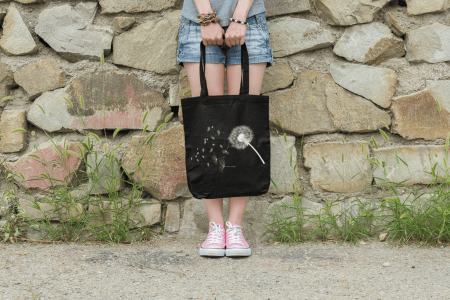 taška z bavlny plátená - Púpava mk